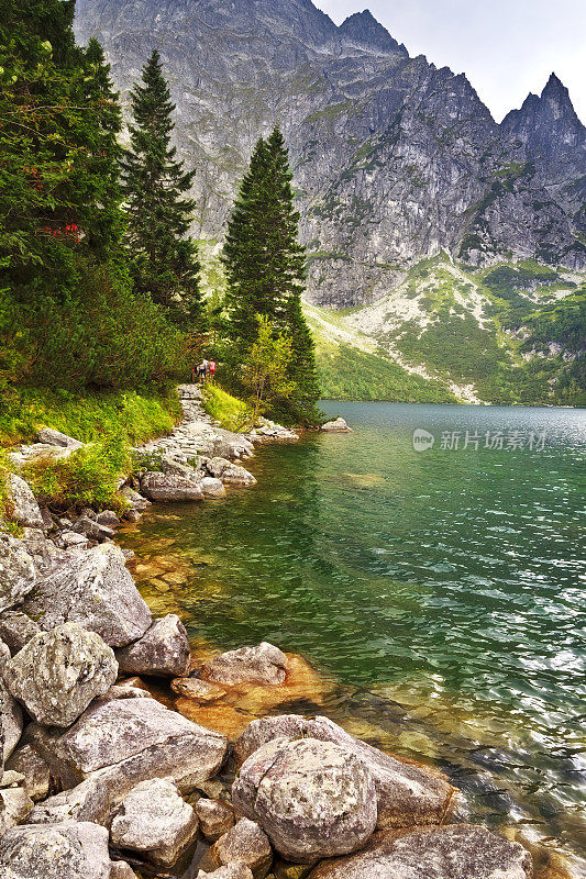 莫尔斯基奥科湖， 塔特拉山 ， 波兰